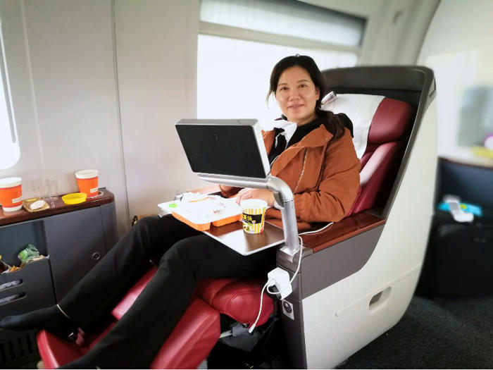 Liu Li on Business travel 