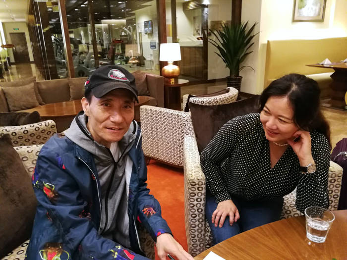 Meeting Zhaoming in 2018